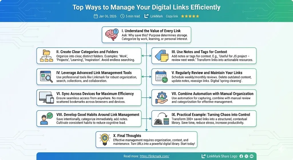 Top Ways to Manage Your Digital Links Efficiently - info